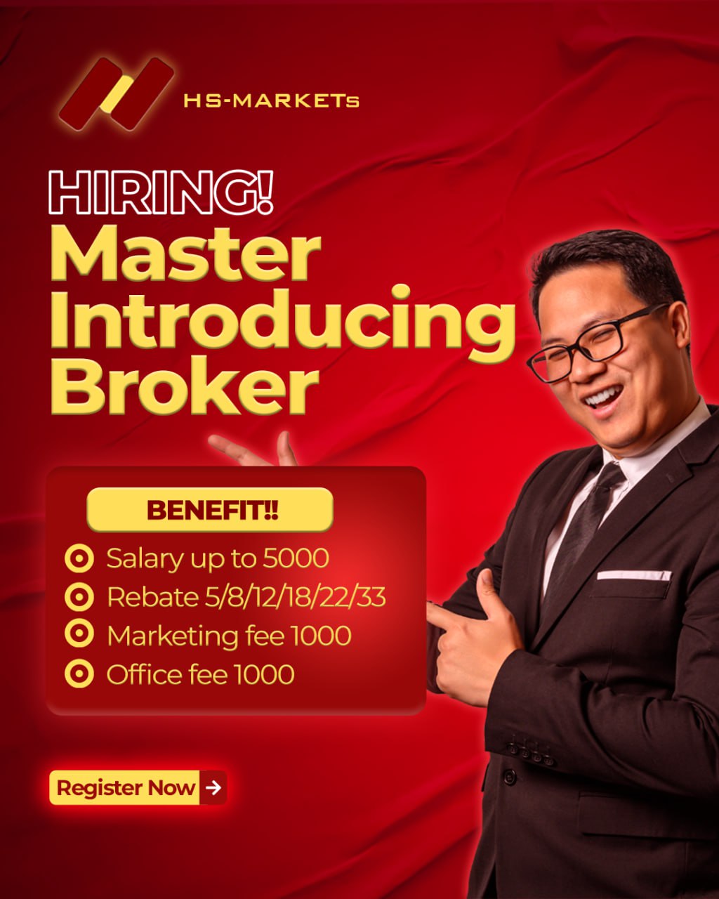 ? HS-Markets is Hiring: Master Introducing Broker (MIB)! ?