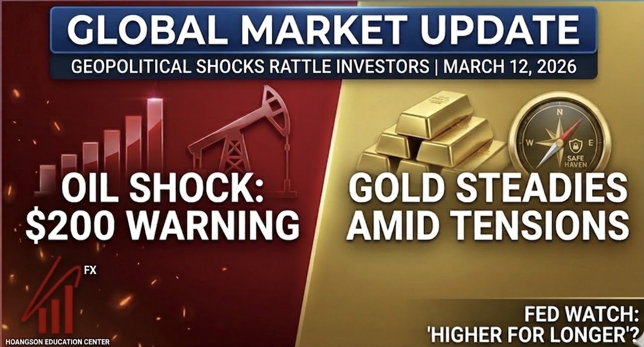Geopolitical Shocks Rattle Markets: Gold Steadies Amid $200 Oil Warning as Nasdaq Welcomes PayPay IPO