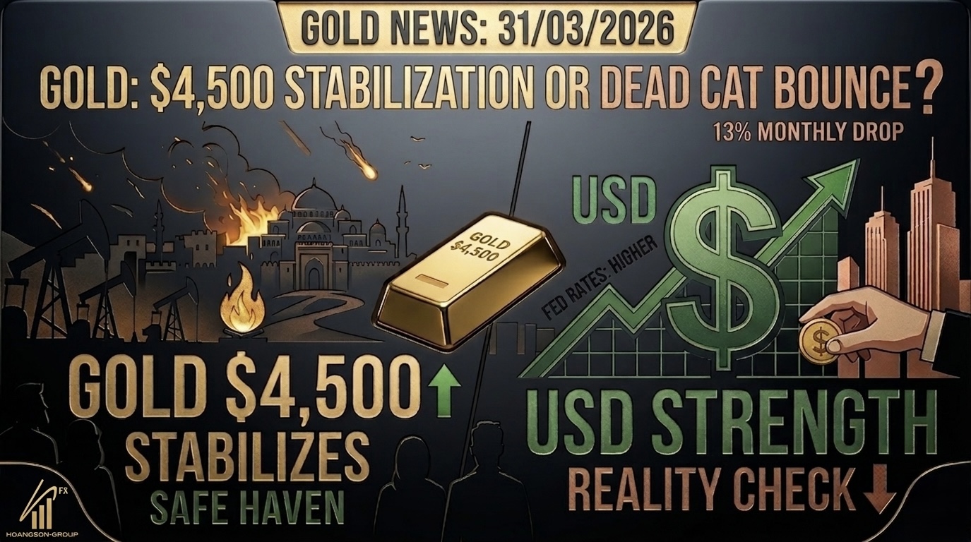 Market Report: Gold Stabilizes Near $4,500 Amid Middle East Tensions and "Dead Cat Bounce" Fears