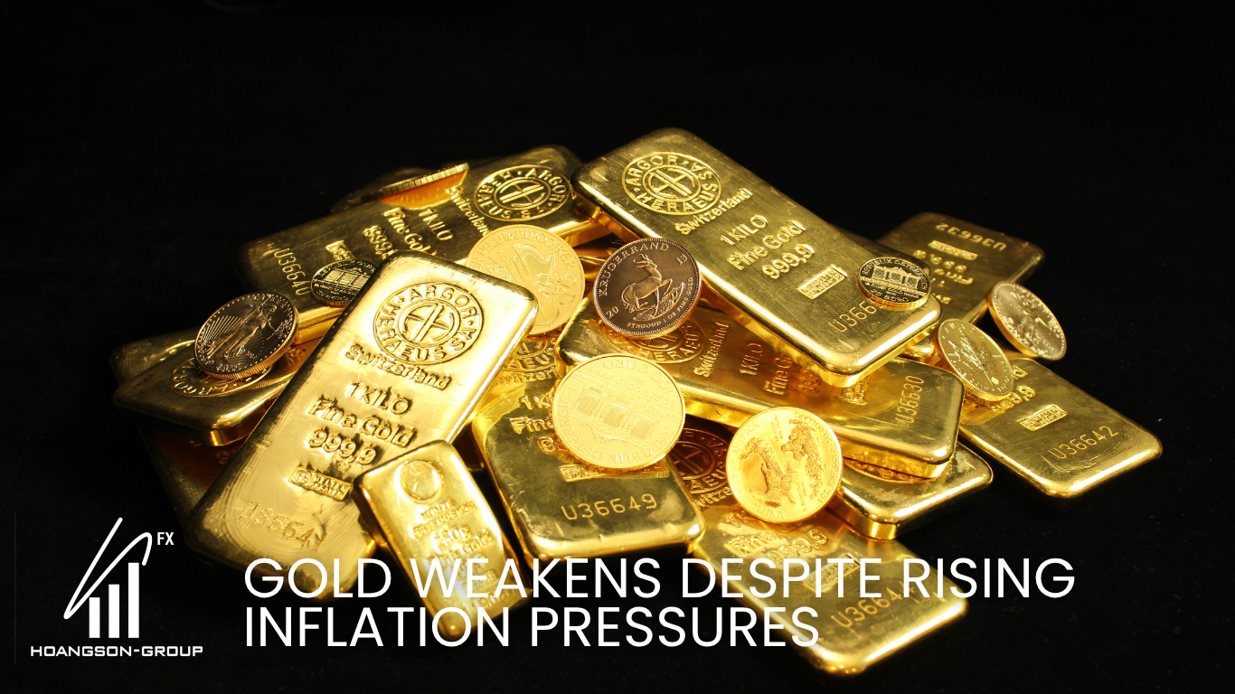 Gold Weakens Despite Rising Inflation Pressures