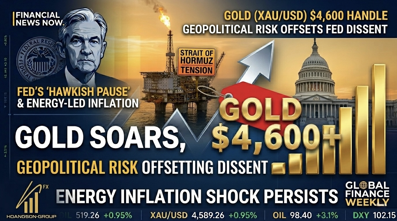 Gold Reclaims $4,600 Handle as Geopolitical Risk Offsets Hawkish Fed Dissent