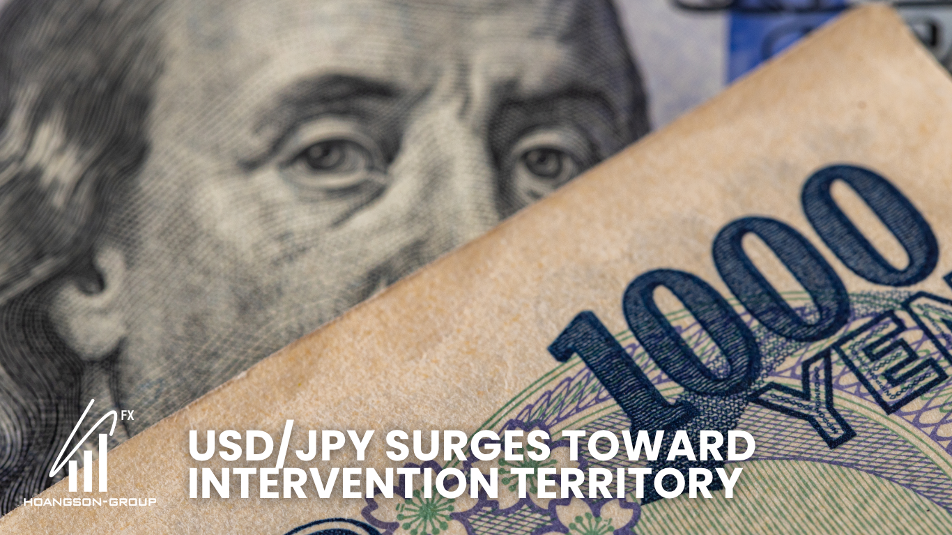 USD/JPY Surges Toward Intervention Territory