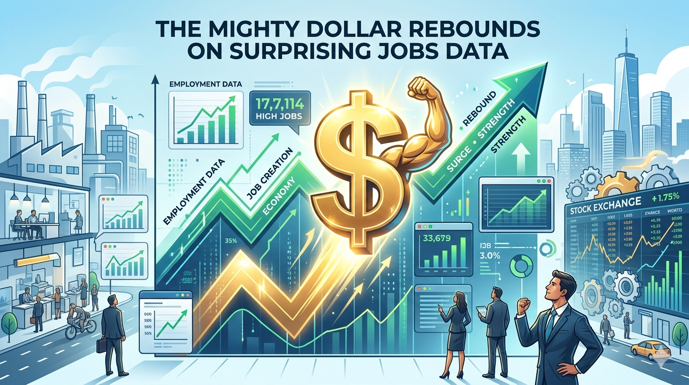 The Mighty Dollar Rebounds on Surprising Jobs Data