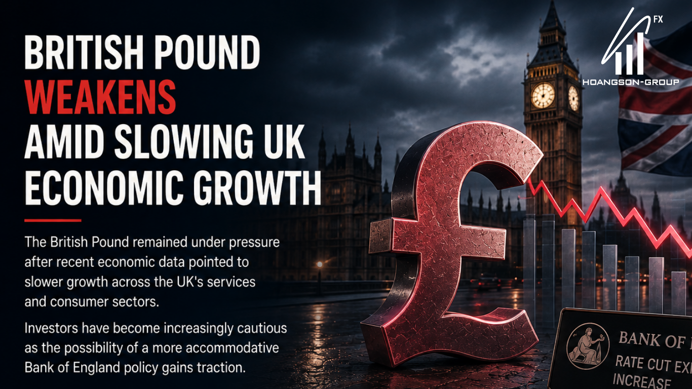 British Pound Weakens Amid Slowing UK Economic Growth